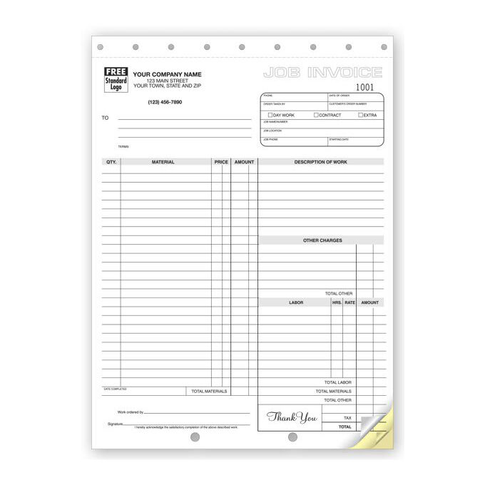 Invoices & Statements for Featured Categories