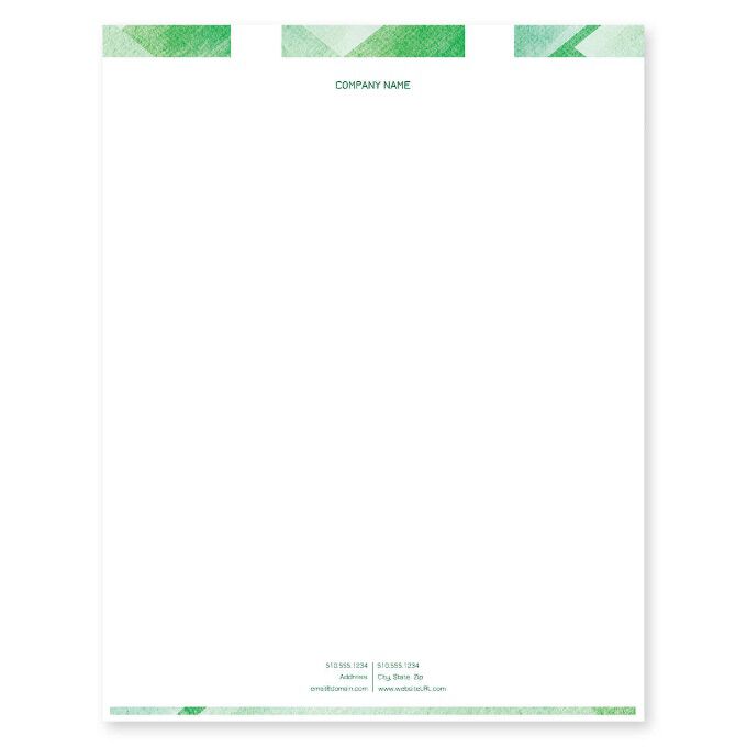 Custom stationery letterhead