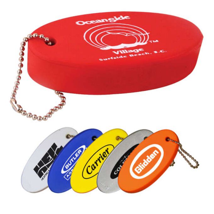 Multi-color floating keychains