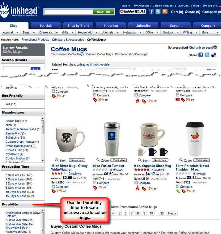 Which coffee mugs are safe for the microwave?