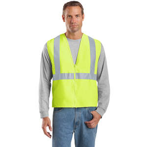 Custom Promotional CornerStone ANSI Class 2 Safety Vest - Dark/All