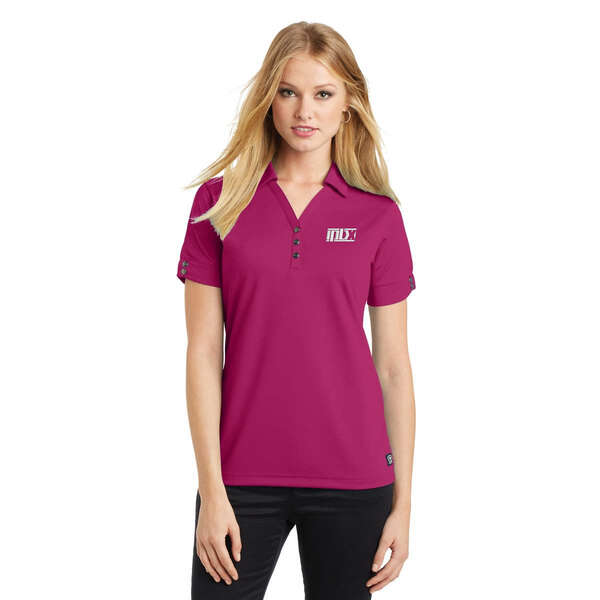 dark pink polo