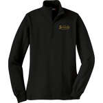 Sport-Tek Ladies Quarter-Zip Sweatshirt - Dark/All Black