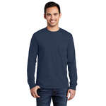 Port and Company Dark Long Sleeve T-Shirt with Pocket See Comments