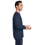 Port and Company Dark Long Sleeve T-Shirt with Pocket See Comments