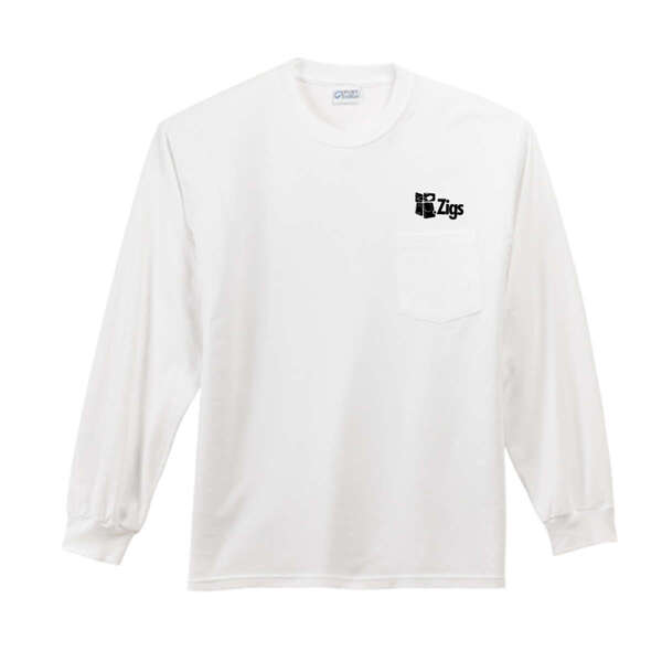 Port and Company White/Neutral Long Sleeve Essential T-Shirt