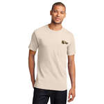 Port and Company Essential T-Shirt with Pocket Natural