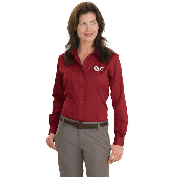 dark red shirt womens