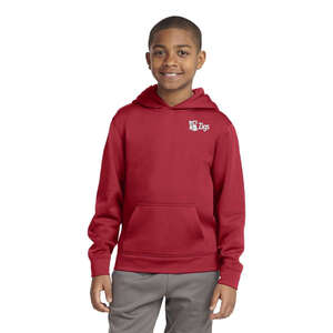 Apparel - Sport-Tek Youth Sport-Wick Fleece Hooded Pullover