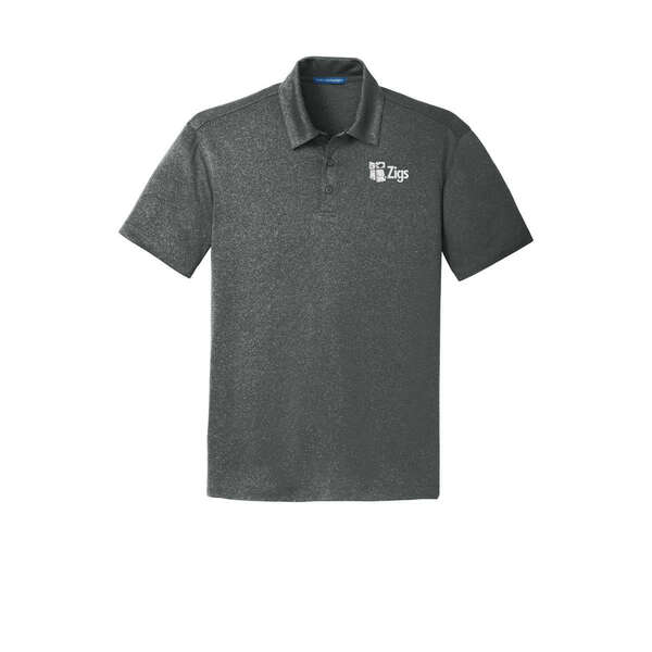 Order Custom Port Authority Trace Heather Polo - Dark/All