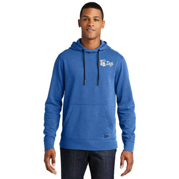 Custom New Era Tri-Blend Fleece Pullover Hoodie - Dark/All