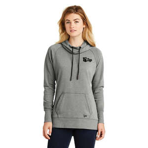 Pullovers - New Era Ladies Tri-Blend Fleece Pullover Hoodie - Dark/All