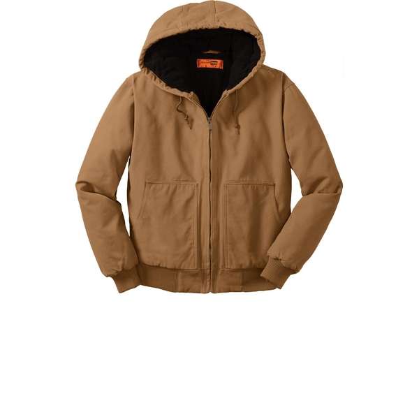 CornerStone Washed Duck Cloth Insulated Hooded Work Jacket