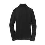 Port Authority - Ladies Pinpoint Mesh 1/2-Zip Black