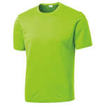 Sport-Tek Tall PosiCharge Competitor Tee - Dark/All Green, Lime Shock