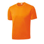 Sport-Tek Tall PosiCharge Competitor Tee - Dark/All Orange, Neon