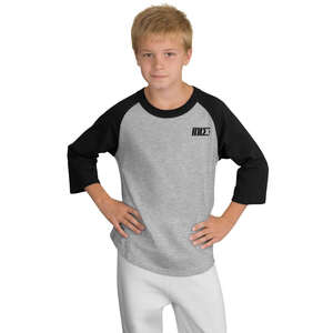 T-Shirts - Sport-Tek Youth Colorblock Raglan Jersey - Heather