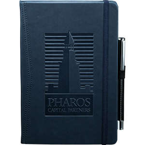Custom Promotional 5.75" x 8.5" Pedova™ Pocket Bound JournalBook®