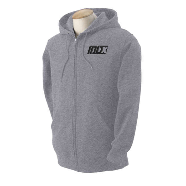 Fruit of the Loom 12 oz. Supercotton FullZip Hoodie Light/Heather