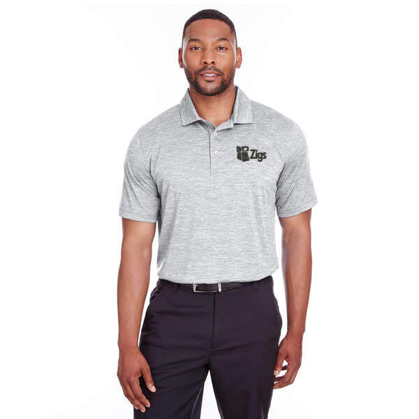 Custom Puma Golf Men's Icon Heather Polo | Deluxe.com