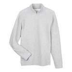 North End Men's Spirit Textured Quarter-Zip Platinum