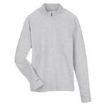 North End Ladies' Spirit Textured Quarter-Zip Platinum