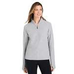 North End Ladies' Spirit Textured Quarter-Zip Platinum