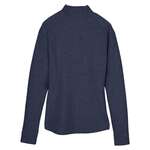 North End Ladies' Spirit Textured Quarter-Zip Blue, Classic Navy