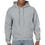 Gildan 7.75 oz 50/50 Hooded Pullover - Dark/Color Gray, Sport