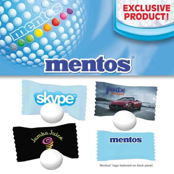 Individually Wrapped Mentos Mints Deluxe
