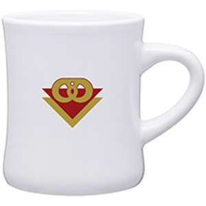 Diner and Restaurant Mugs - 10 oz. Diner Mug - White