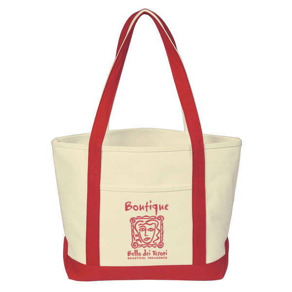 Order Custom Heavy Cotton Canvas Boat Tote Bag Online