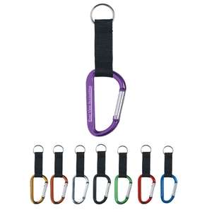 Carabiners - 8mm Carabiner with Strap