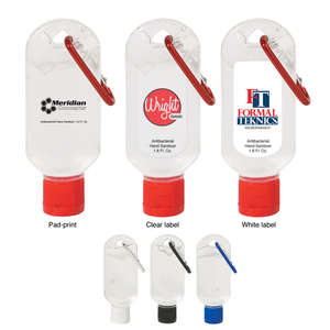 Personal Care Items - 1.8 OZ. Hand Sanitizer with Carabiner