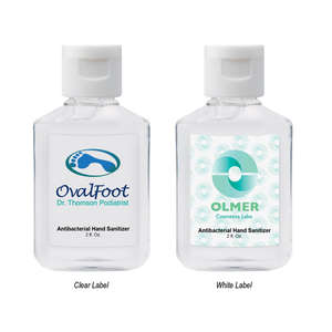 Custom Promotional 2 oz. Hand Sanitizer - Square Bottle