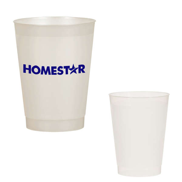 10 Oz. Frost Flex Cup, Customization Options Deluxe