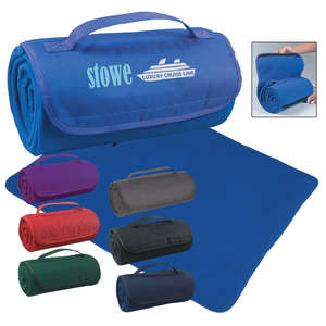Blankets - Roll-Up Blanket - Embroidered
