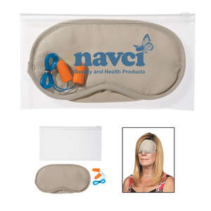 Travel and Lifestyle Gifts - Ear Plugs And Eye Mask Set