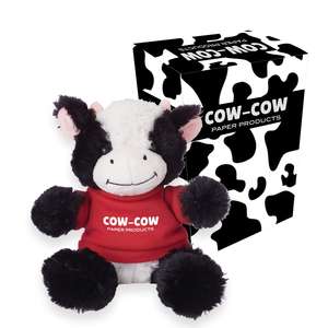 Toys - 6 Cuddly Cow With Shirt