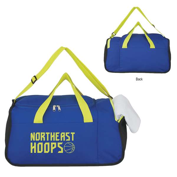 two compartment duffel bag