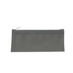 Pencil Case - Zippered Charcoal, Frosted