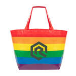 Rainbow Laminated Non-Woven Tote Bag See Comments