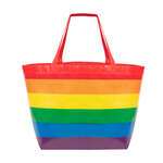 Rainbow Laminated Non-Woven Tote Bag Rainbow