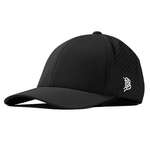 Black Branded Bills Bare Curved Performance Cap Black