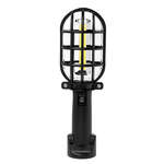 Black Rechargeable COB Work Light With Magnet Black