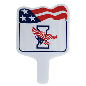 Custom Promotional Patriotic Plastic Hand Fan
