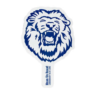 Custom Promotional Lion Plastic Hand Fan