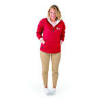 Adult Classic Solid Pullover Red