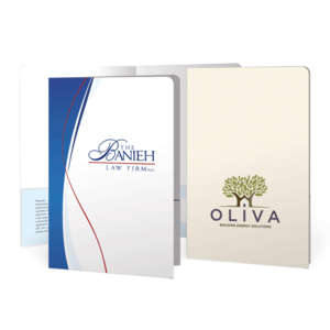 Custom Promotional 9" x 14" Legal Size Printed Folders - Full Color