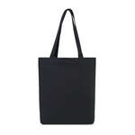 AWARE™ Cotton Gusset Bottom Tote Black